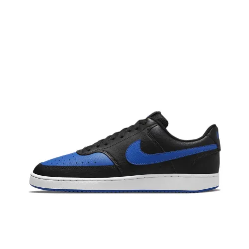 Nike Court Vision 1 Skateboard Shoes Men Low-Top Blue/Black/White