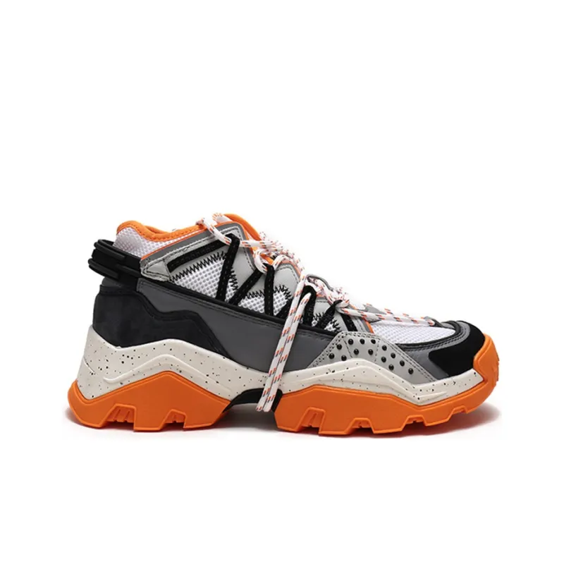 KENZO Running Shoes Men Low-Top Orange-1