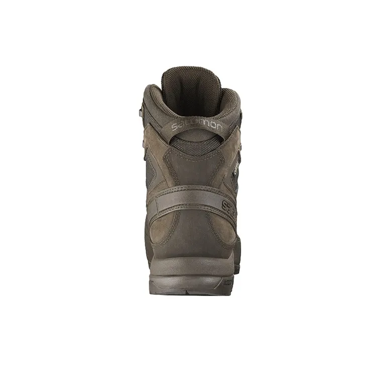 SALOMON Gore Tex Outdoor Shoes Men High Top Brown-4
