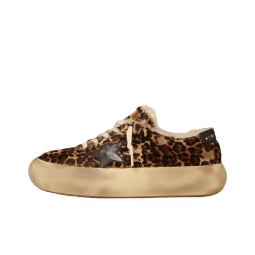 Golden Goose Space-Star Skateboard Shoes Men Low-Top Brown