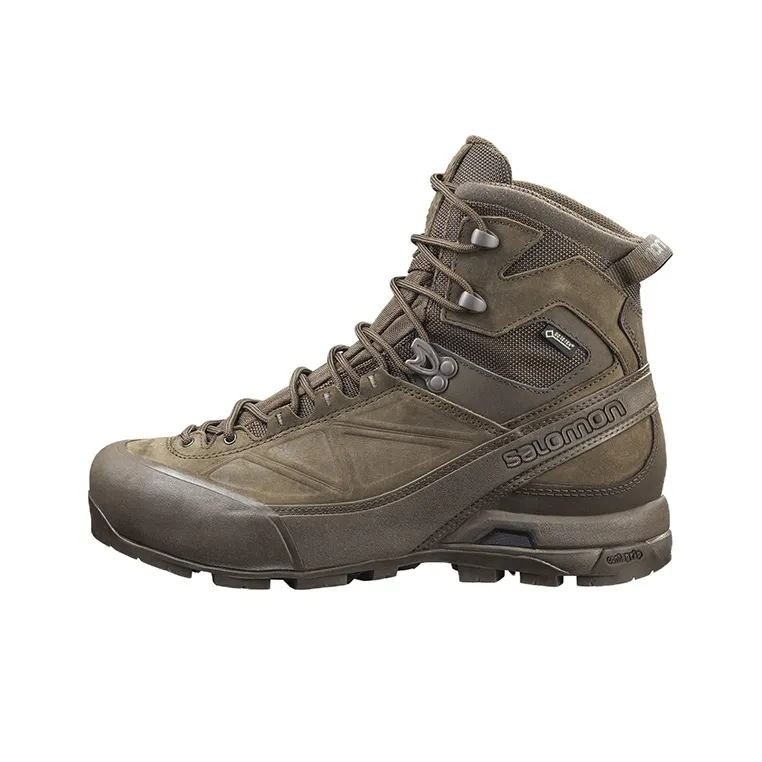 SALOMON Gore Tex Outdoor Shoes Men High Top Brown-0