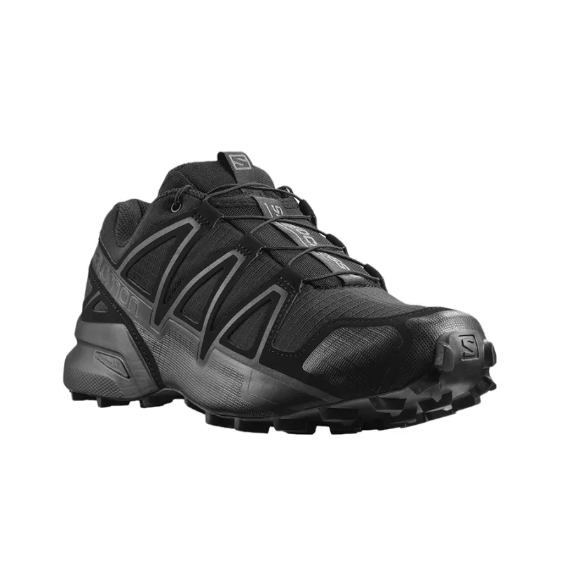 SALOMON Speedcross 4 Wear-Resistant Low-Top Running Shoes Men's Black-1