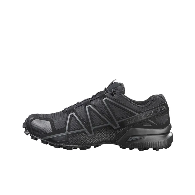SALOMON Speedcross 4 Wear-Resistant Low-Top Running Shoes Men's Black-0