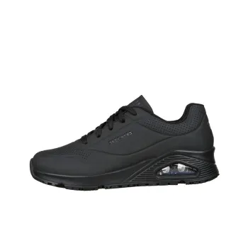 Skechers Uno Low Tops Athleisure Casual Sports Shoe Black Women's