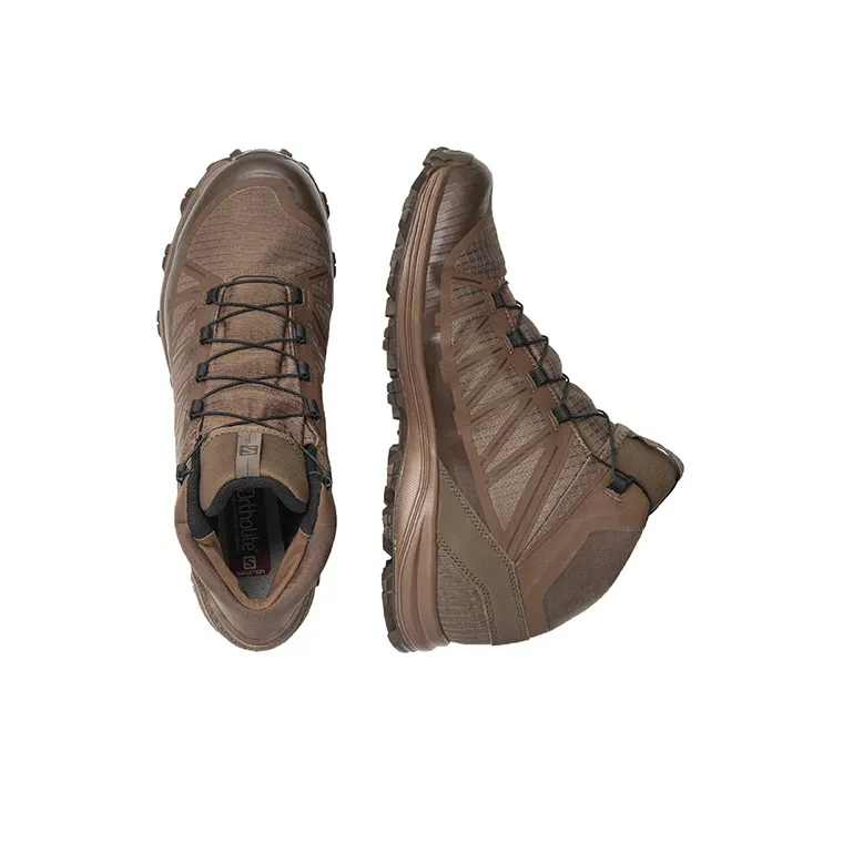 SALOMON Speed Assault 2 Hiking / Trekking Shoes Men Mid-Top Brown-3