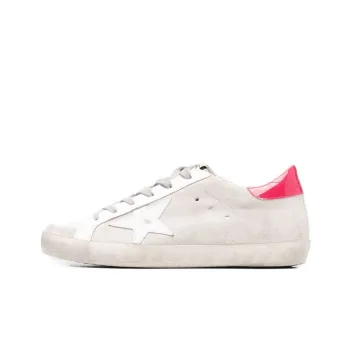 Golden Goose Super Star Love Is All We Need Grey Pink White Women's