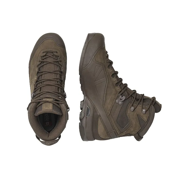 SALOMON Gore Tex Outdoor Shoes Men High Top Brown-3
