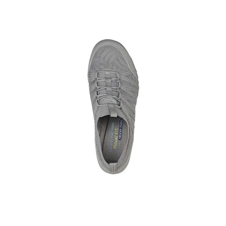 Skechers Breathe-Easy Casual Shoes Women's Low-Top Gray-3