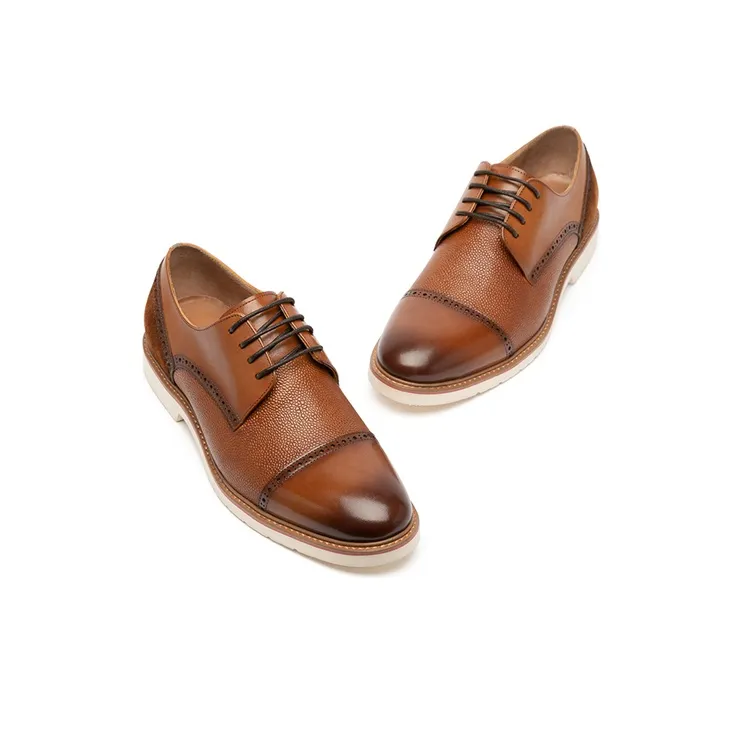 Anthony Miles Dress Shoes Men Low Top Brown-4