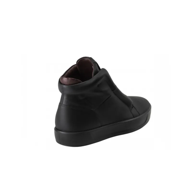 Ecco Soft Cool Soft And Cool Size 8 Collection Stylish Skateboarding Shoes Men's Black-1