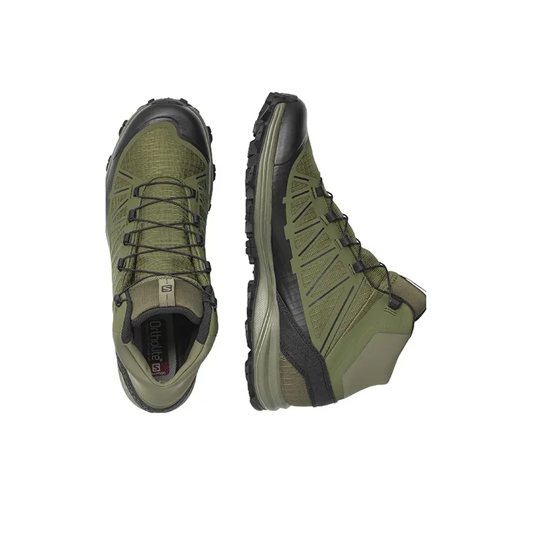 SALOMON Speed Assault 2 Outdoor Shoes Men Mid-Top Black/Green-3