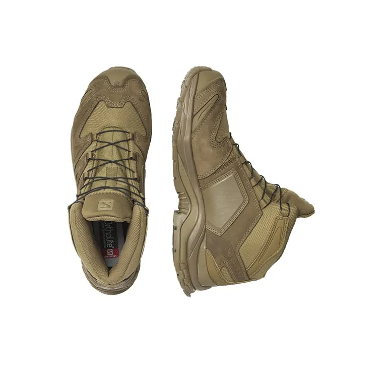 SALOMON XA FORCES Xa Forces Mid Anti Slip Wear Resistant High Top Outdoor Shoes Unisex Desert Yellow-3