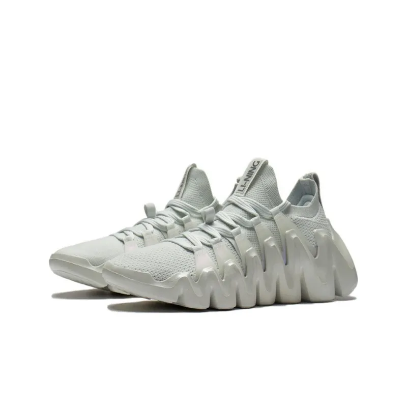 LiNing Phantom Stinger Casual Shoes Women's Low Top Frost White-2