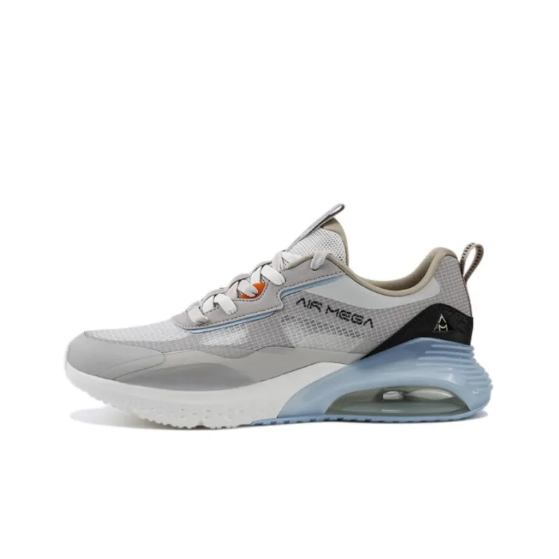 XTEP Breathable Low Top Running Shoes Men's Gray-0