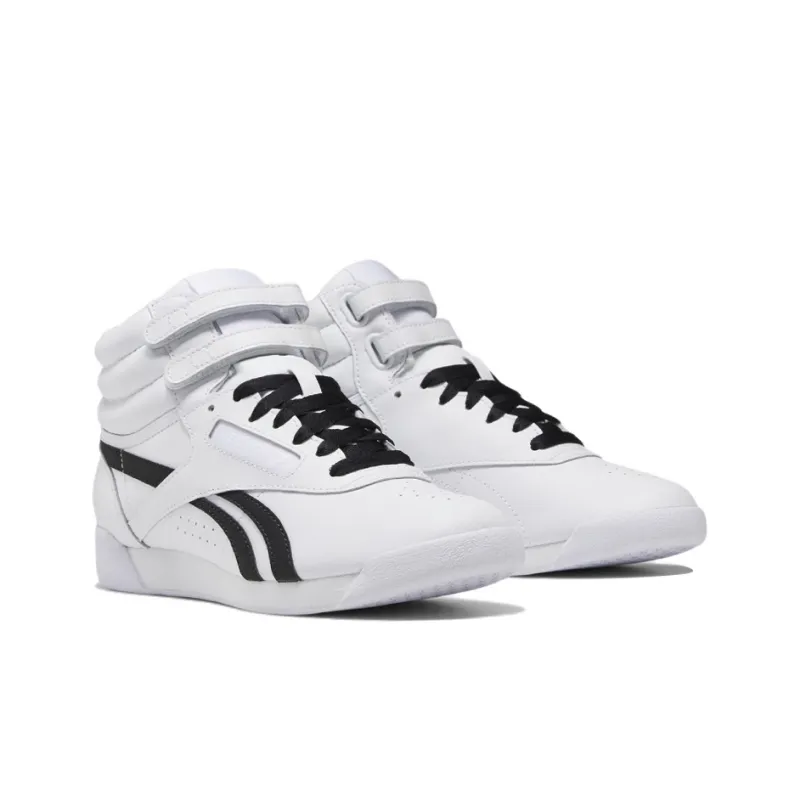Reebok Women's Freestyle High 'White Black' Women's-2