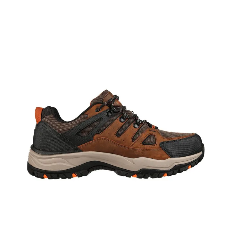 Skechers ARCH FIT DAWSON Cushioned Anti-Slip Wear-Resistant And Water-Resistant Low-Top Trekking Shoes Men's Brown-1