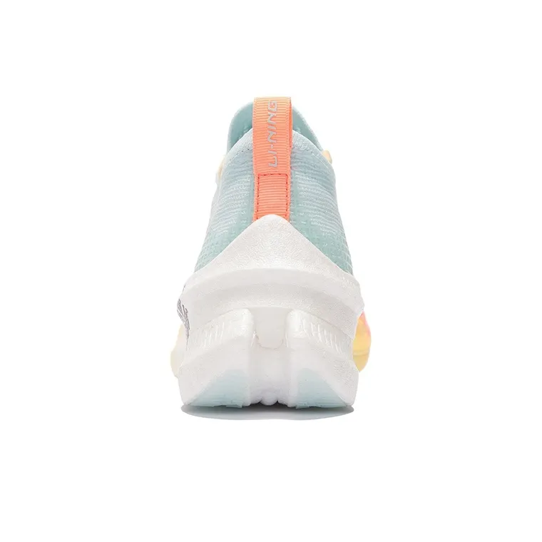 LINING Feidian 2 Elite Running Shoes Women's Low Top Aqua Blue/Standard White/Orange/Yellow-5