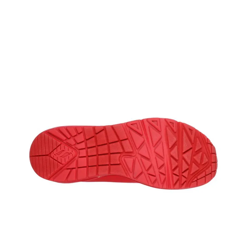 Skechers Uno Cushioning Anti Slip And Wear Resistant Low Top Casual Shoes Women's Red-3
