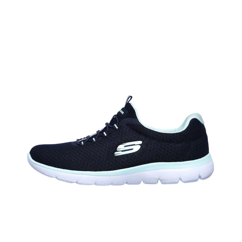 Skechers Summits Cushioned Slip Resistant Abrasion Resistant Low Top Casual Shoes Women's Blue-0