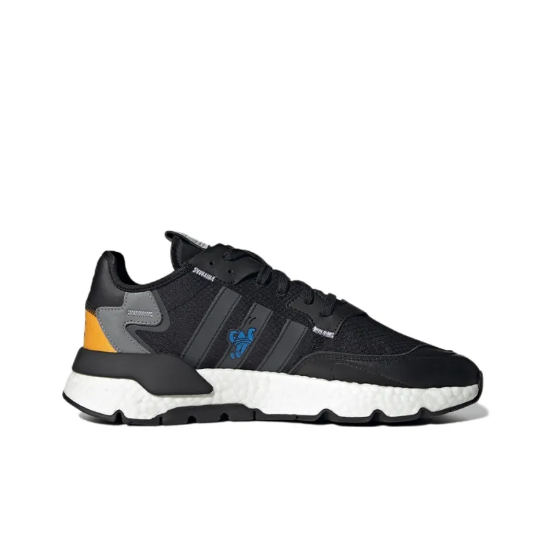 Adidas Originals Nite Jogger 'Black Grey Orange Green'-1