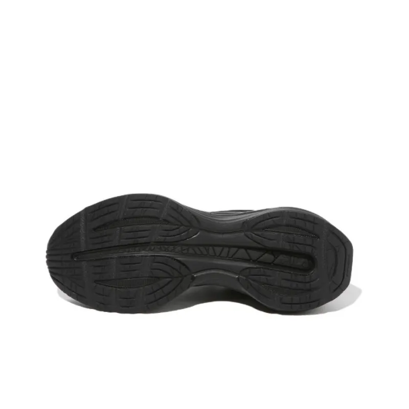 FILA Cushioning Anti Slip And Wear Resistant Low Top Running Shoes Men's Black Korean Style-4