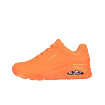 Skechers Uno Cushioning Anti Slip And Wear Resistant Low Top Casual Shoes Women's Orange