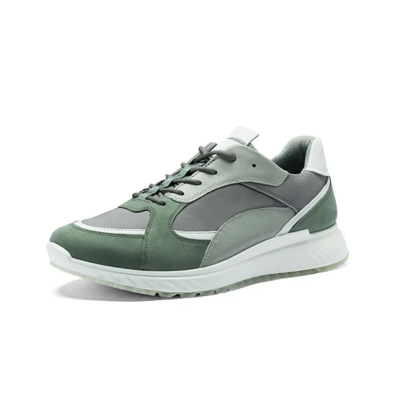 Ecco Fit For Action Cushioning Anti Slip And Wear Resistant Low Top Casual Shoes Men's Green-1