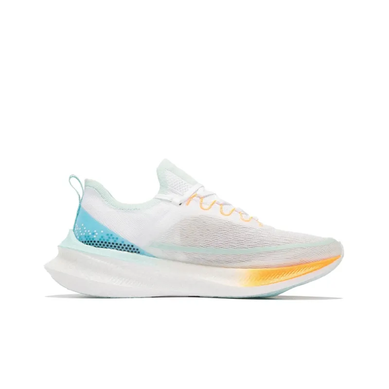 LiNing Feidian Challenger Durable Breathable Low-Top Running Shoes White Blue-1