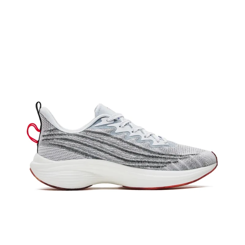 Erke Strange Bullet 3.0 Lightweight Low Top Running Shoes Men's White Black-1