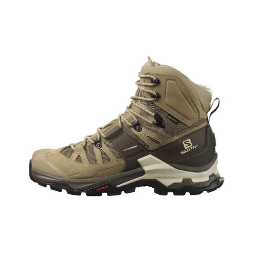 SALOMON XT-Quest Hiking / Trekking Shoes Men High-Top Desert Yellow