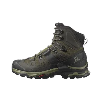 SALOMON X Ultra 3 Abrasion Resistant High Top Hiking Trekking Shoes Men's Black Green