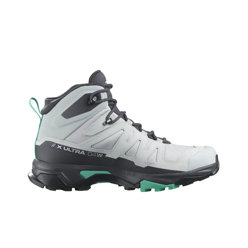 SALOMON X Ultra 4 Hiking / Trekking Shoes Women's Mid-Top Gray/Black-1
