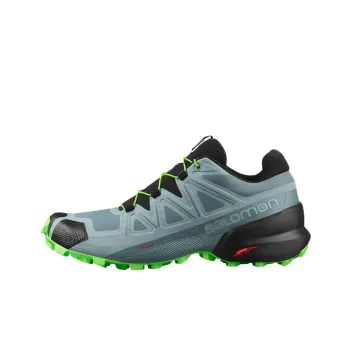 SALOMON Speedcross 5 Wear-Resistant Low-Top Running Shoes Men's Black Blue
