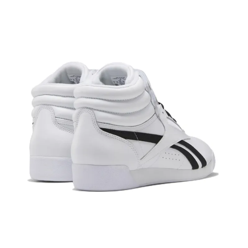 Reebok Women's Freestyle High 'White Black' Women's-3