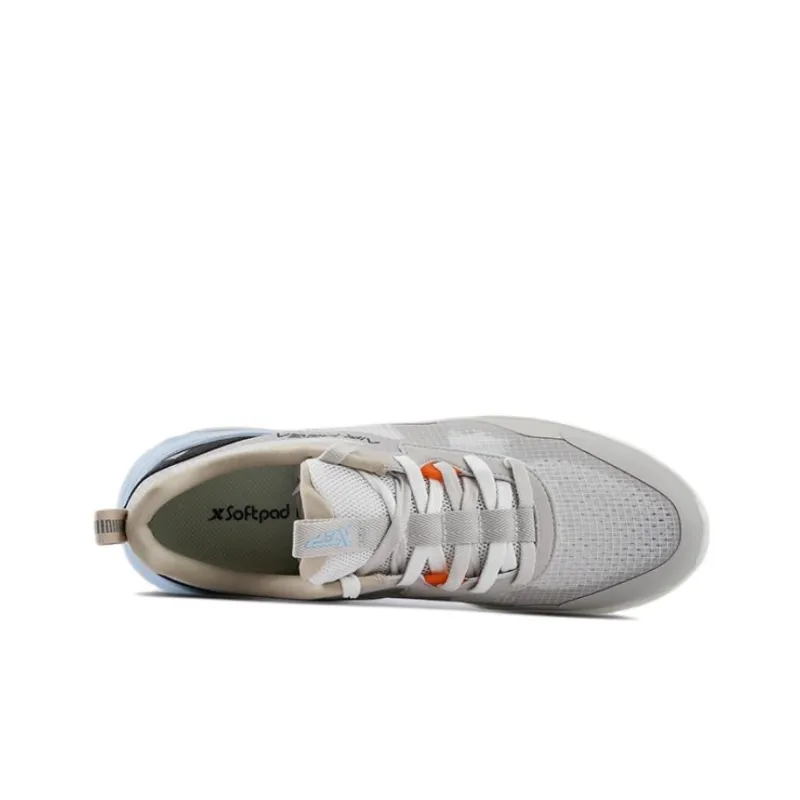 XTEP Breathable Low Top Running Shoes Men's Gray-2