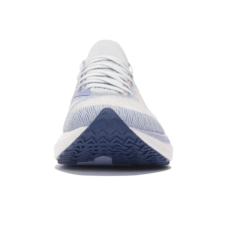 LiNing Feidian Discovery Abrasion Resistant Slip Resistant Low Top Running Shoes Women's White Blue Purple-4