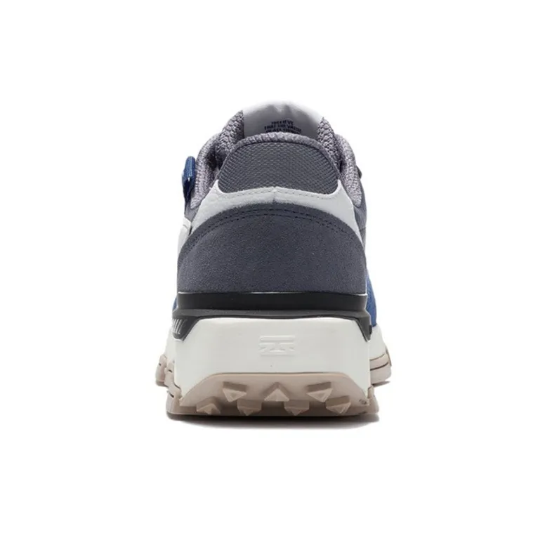LiNing Cushioning Rebound Low-Top Sports Casual Shoes Men's Gray Blue White-5