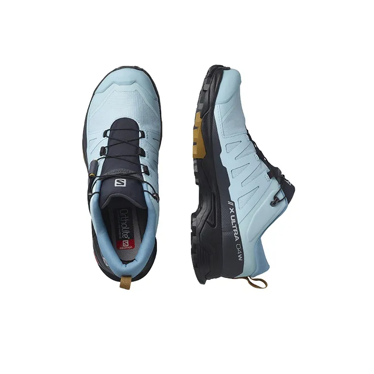 SALOMON X Ultra 4 Hiking / Trekking Shoes Women's Low Top Blue/Black-3