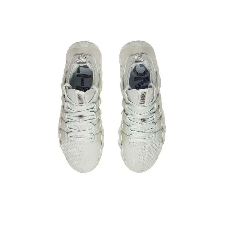 LiNing Phantom Stinger Casual Shoes Women's Low Top Frost White-3