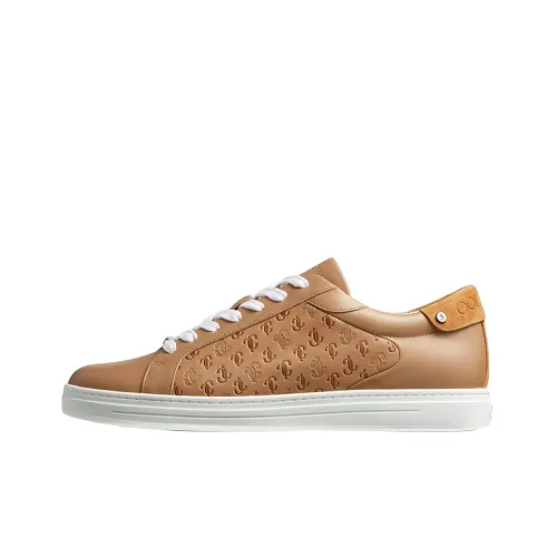Jimmy Choo Stylish Skateboarding Shoes Men's Brown