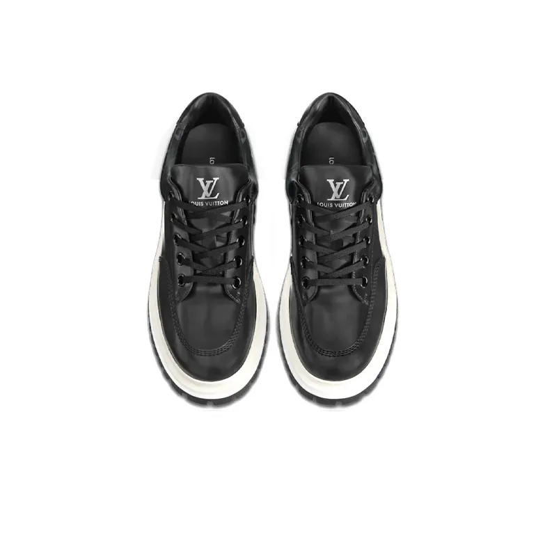 LOUIS VUITTON Abbesses Derbies Sneakers 'Black'-2