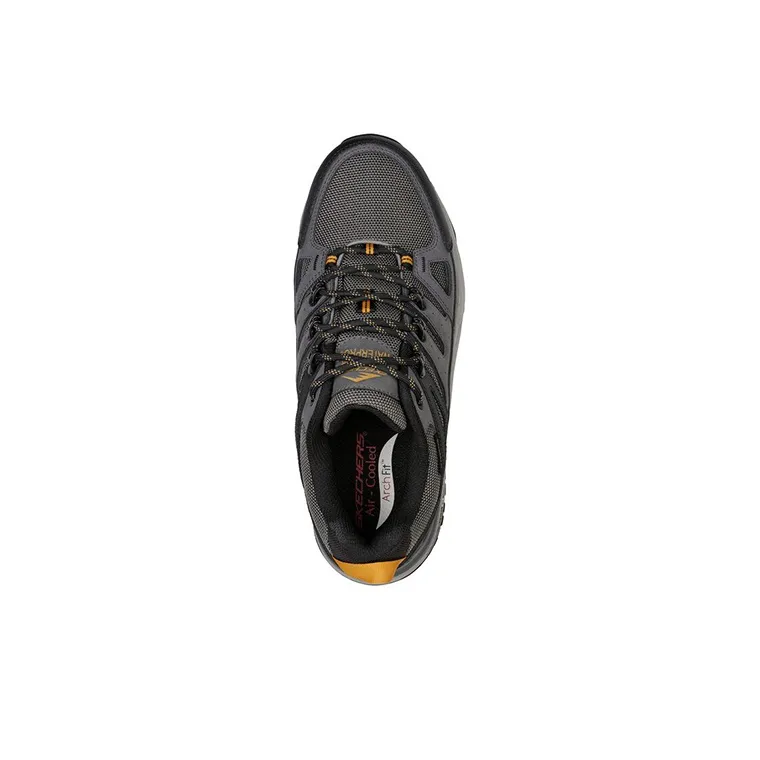Skechers ARCH FIT DAWSON Cushioning Anti-Slip And Wear-Resistant Low-Top Trekking Shoes Men's Black Gray-3