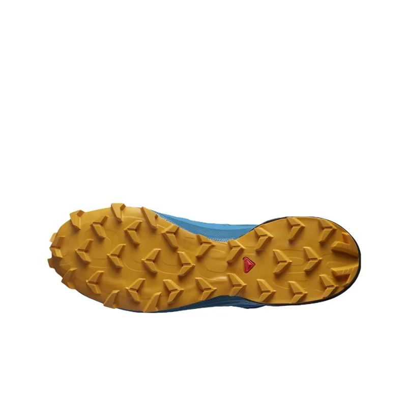 SALOMON Speedcross 5 Abrasion Resistant Low Top Trail Running Shoes Men's Blue-5