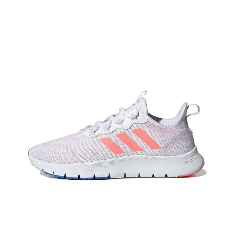 Adidas Nario Move Cushioning Breathable Wear-Resistant Low-Top Running Shoes Women's Cloud White-0