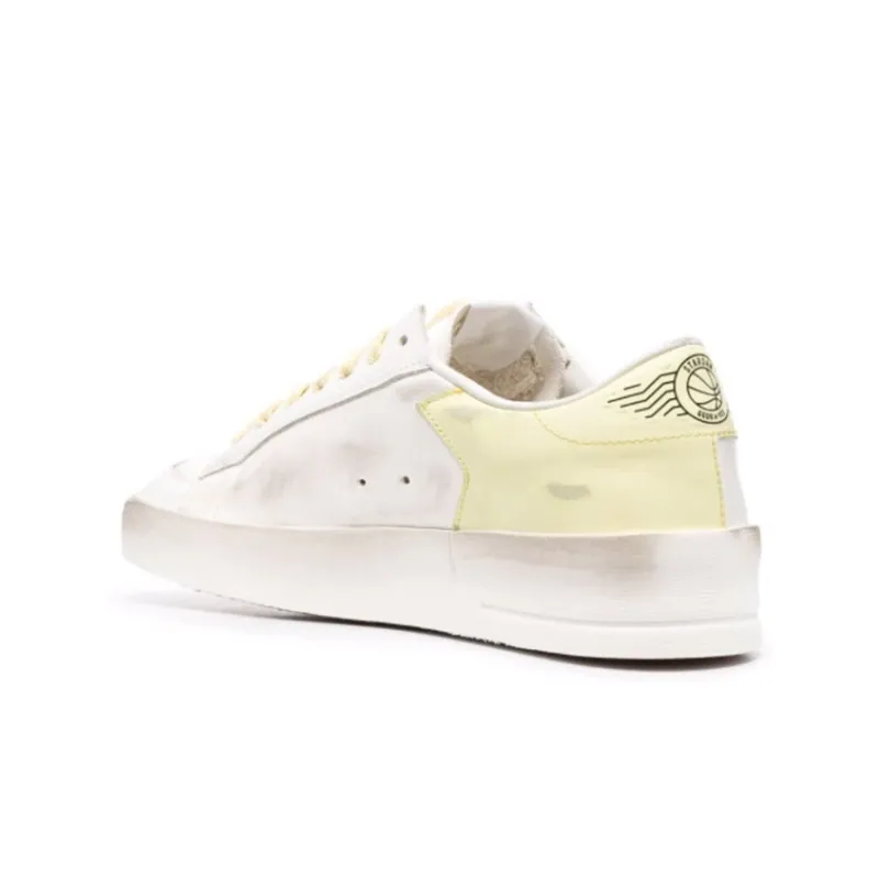 Golden Goose Stardan Stylish Skateboarding Shoes Men's White-3