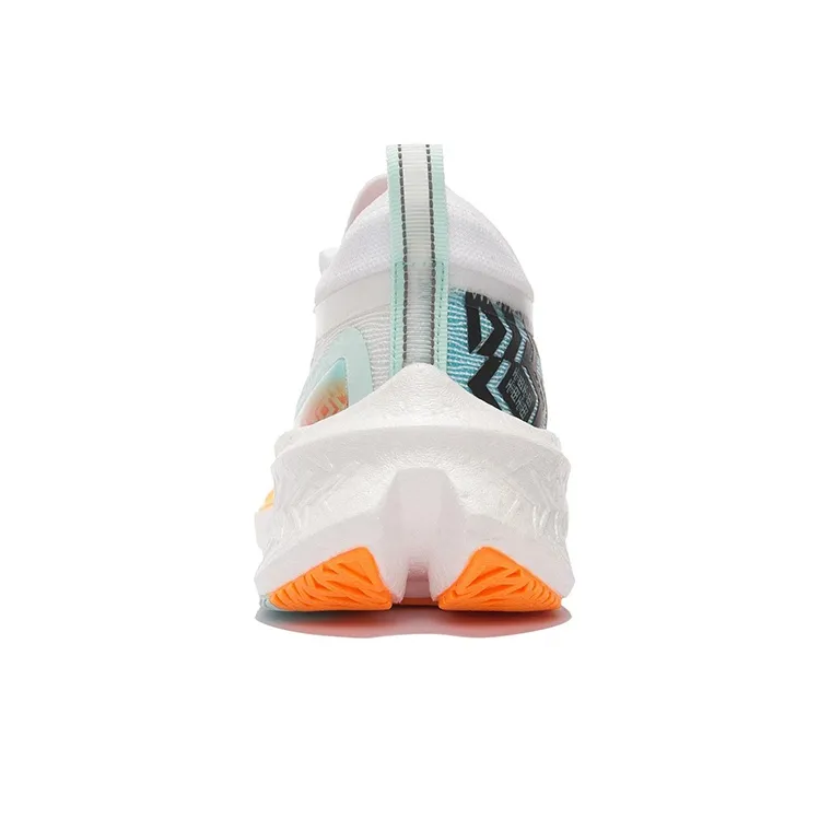 LiNing Feidian Discovery Lightweight Rebound Low Top Running Shoes Men's White Blue Yellow-5