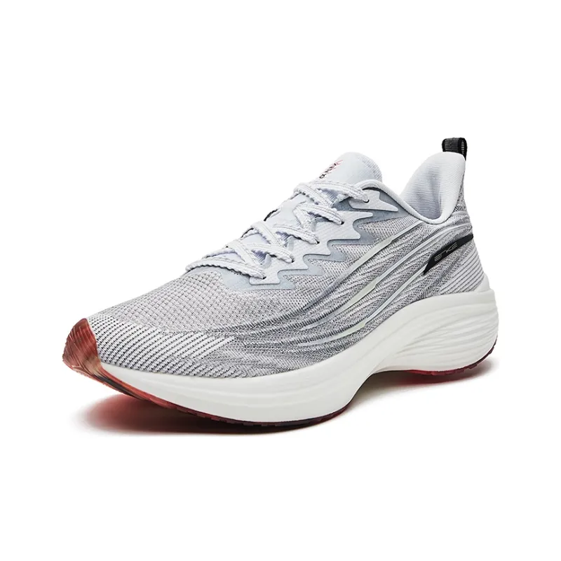 Erke Strange Bullet 3.0 Lightweight Low Top Running Shoes Men's White Black-2