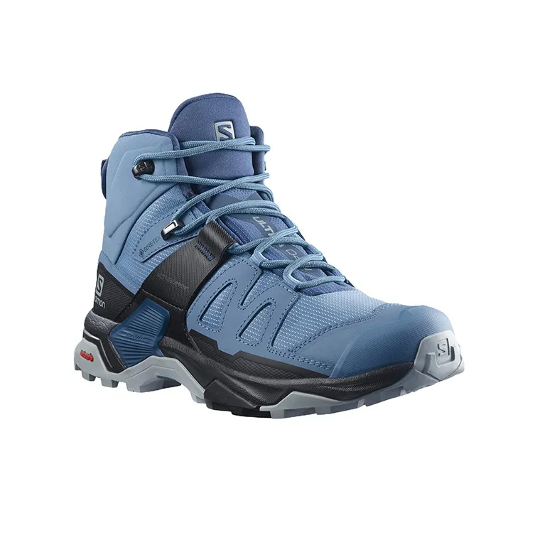 SALOMON X Ultra 4 Hiking / Trekking Shoes Women's High-Top Blue/Black-1