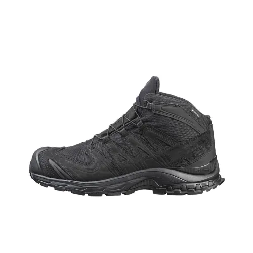 SALOMON Hiking / Trekking Shoes Unisex Mid-Top Black