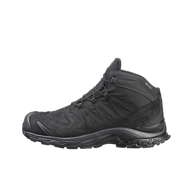 SALOMON XA FORCES Mid Gore Tex En Wear Resistant Mid Top Hiking Trekking Shoes Unisex Black-0